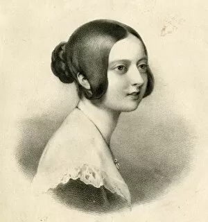 Images Dated 13th December 2016: Queen Victoria as a young woman