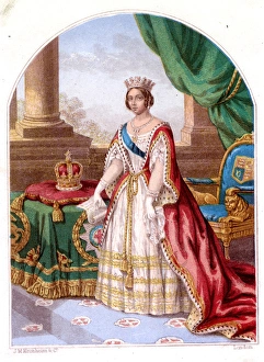 Images Dated 21st August 2017: Queen Victoria as a young woman