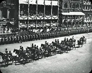 Queen Victorias Diamond Jubilee - Colonial Troops at Whiteh