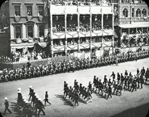 Queen Victorias Diamond Jubilee - Colonial Troops at Whiteh