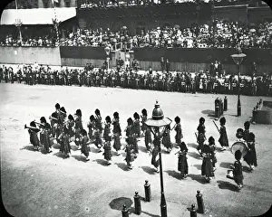 Queen Victorias Diamond Jubilee - The Pipers passing Whiteh
