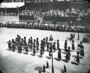 Queen Victorias Diamond Jubilee - The Pipers passing Whiteh
