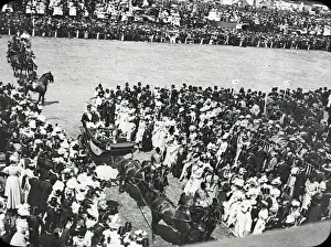 Queen Victorias Diamond Jubilee - The Royal Carriage at Asc