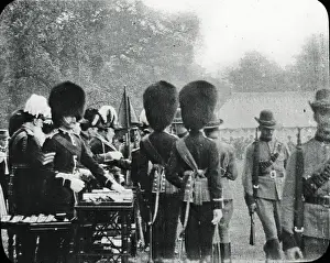 Uniformed Prints: Queen Victorias Diamond Jubilee - Troops Receiving their Me
