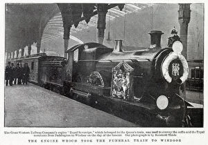 Transporting Collection: Queen Victoria's Funeral Train from Paddington to Windsor