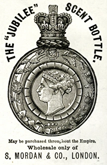 Images Dated 11th October 2017: Queen Victorias Golden Jubilee, scent bottle 1887