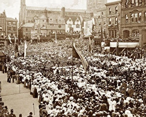 Celebrations Collection: Queen Victoria's Jubilee Celebrations, Norwich