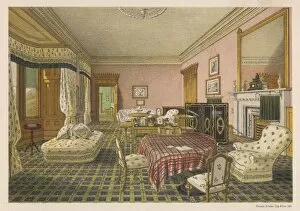 Balmoral Gallery: Queen Victorias sitting room, Balmoral 1857
