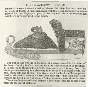 1854 Collection: Queen Victorias Skates