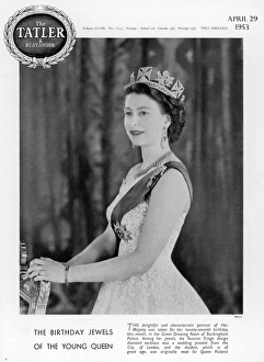 Queen Elizabeth II 27th Birthday Portrait in Tatler Magazine
