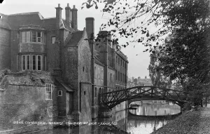 Cambridgeshire Prints: Queen's College Bridge, Cambridge