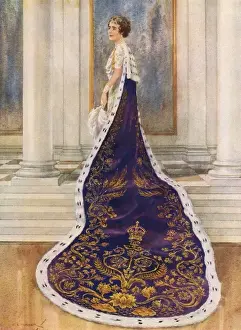 Coronations Prints: Queens Coronation Robe 1937