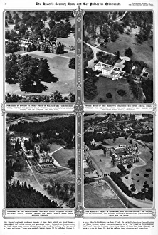 Images Dated 16th February 2012: The Queens country seats and Holyrood House