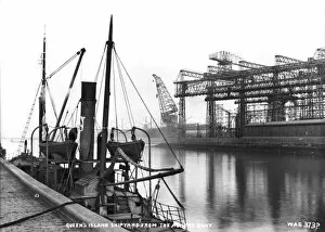 Shipyard Gallery: Queens Island Shipyard from the Albert Quay