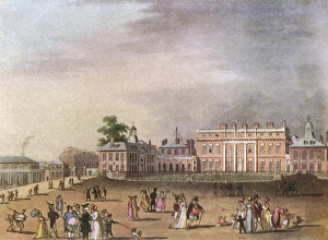 Queens Palace (Buckingham Palace) in 1809