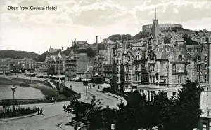 Oban Prints: Queens Park Place, Oban, Argyllshire