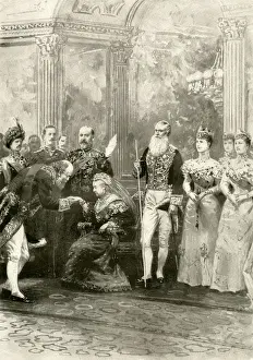 The Queens reception at Buckingham palace