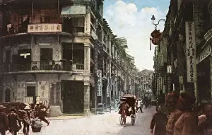Queens Road East, Hong Kong, China - Street Scene