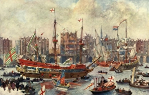 A Queens Ship in the Pool in the Sixteenth Century A Queens Ship in the Pool in the Sixteenth Century