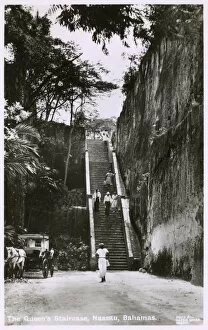 Images Dated 18th May 2017: The Queens Staircase, Nassau, Bahamas, West Indies