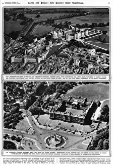 Cloisters Prints: The Queens state residences: Windsor Castle and Buckingham