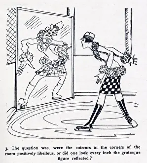 Grotesque Prints: The question was, were the mirrors in the corners of the room positively libellous