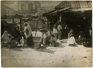 Sellers Prints: Quetzaltenango, Guatemala - A market scene