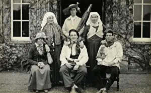 Hannah Prints: Quex VAD patients in fancy dress