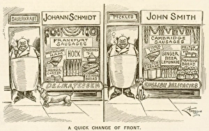 A quick change of front