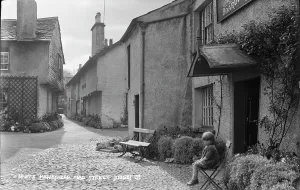 Cobblestone Prints: A Quiet Moment in Hawkhead