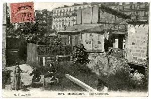 Quiet spot in Montmartre, Paris, France