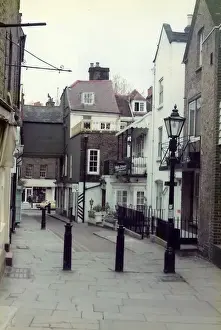 Barriers Prints: Quiet back street in Hampstead