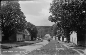 Milton Prints: A Quiet Street in Milton Abbas