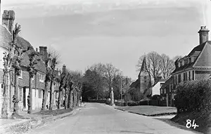 Steeple Prints: A Quiet Village Street