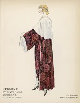 Quilted & Ermine Coat