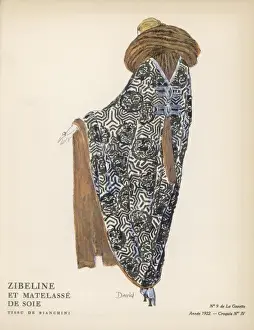 Tassel Prints: Quilted Silk Coat 1922