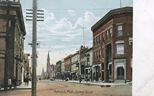 Quincy Prints: Quincy Street - Hancock, Michigan, USA