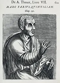 Letras Prints: Quintillian ( 35 - after 96). Roman rhetorician