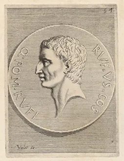 Dictator Prints: Quintus Pompeius Rufus, consul of the Roman Republic, 1st centur