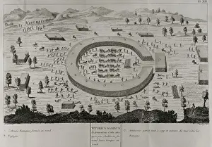 Strategies Prints: Quintus Titurius Sabinus and Arunculcius Cotta are attacked