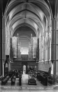 Vaulted Prints: The Quire Facing West, Rochester Cathedral