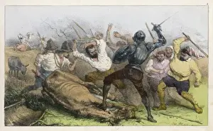 Quixote & Muleteers