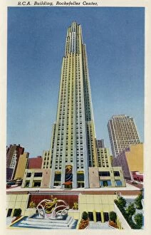 Sights Collection: R. C. A. Building, Rockefeller Center, New York City