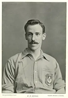 R H Boyle, Everton Football player