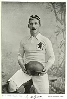 R H Cattell, England International Rugby player