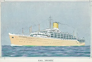 Orient Prints: R. M. S. Orcades Orient Line