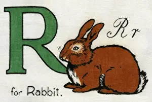 Kiddiewiddies Prints: R for Rabbit