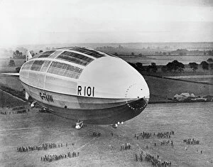 The R101 before Flight