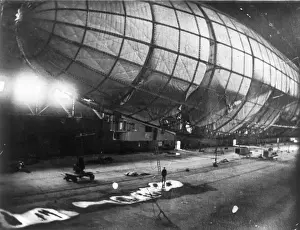 The R34 under construction in the Beardmore factory