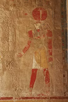 Hatshepsut Collection: Ra. Temple of Hatshepsut. Egypt